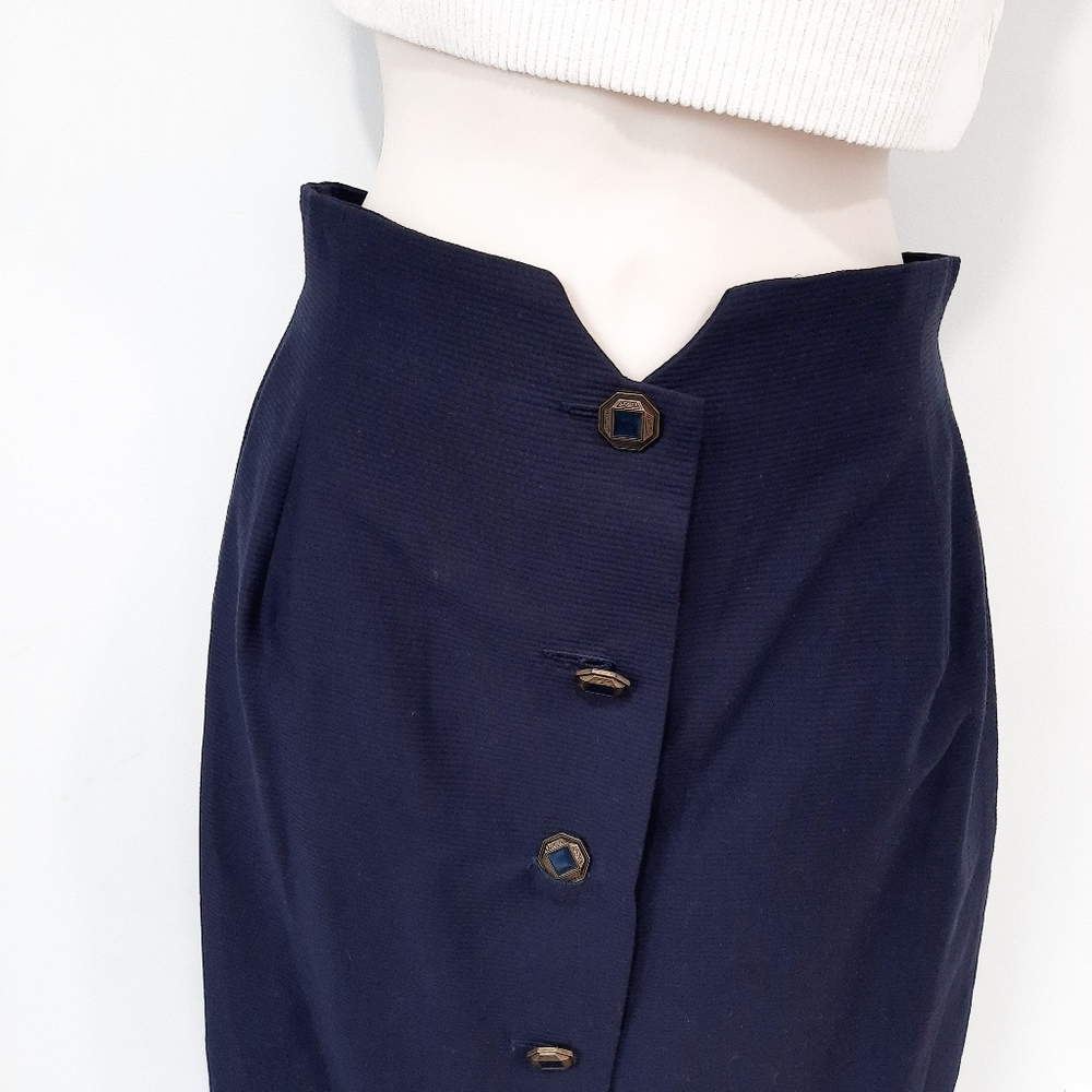 Buttons Down SKirt By Cynthia Steffe New - Picture 2 of 12